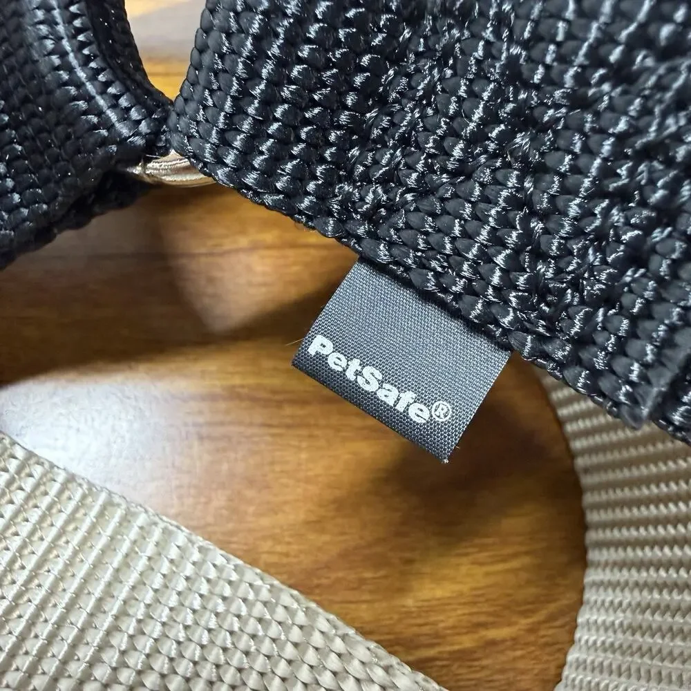 PetSafe Easy Walk Dog Harness Black Beige Adjustable Front Clip Training Size L